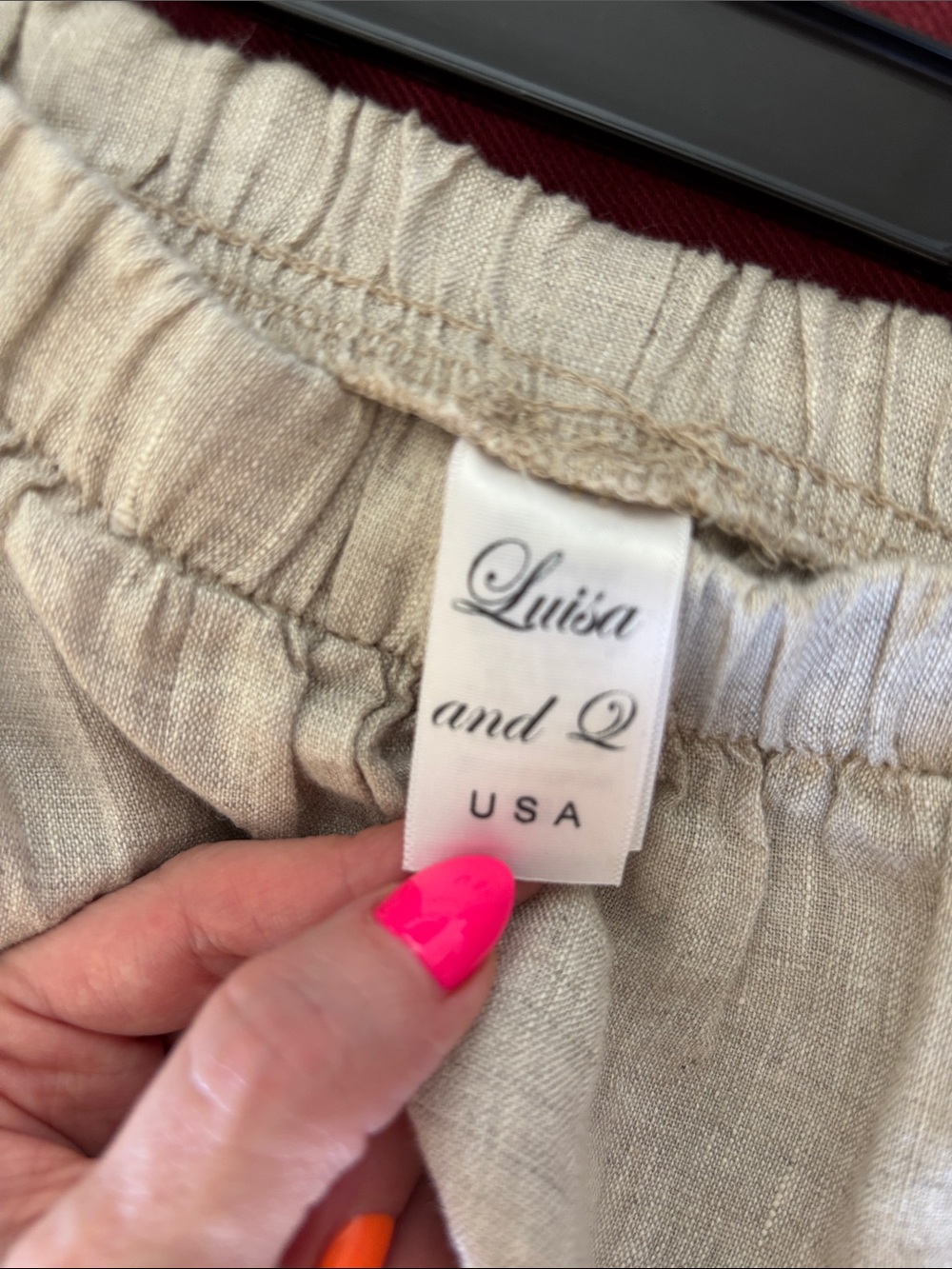 Barrel linen pants - Picture 8 of 8